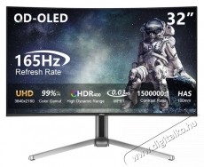 Dahua Curbat LM32-GO43A Premium OLED gaming monitor, 31.5, Sz&uuml;rke Iroda &eacute;s sz&aacute;m&iacute;t&aacute;stechnika - Monitor - Monitor - 533242