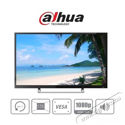 Dahua DHL32-F600 HDMI multimédia monitor - fekete Háztartás / Otthon / Kültér - Biztonságtechnika - Kiegészítő - 368876