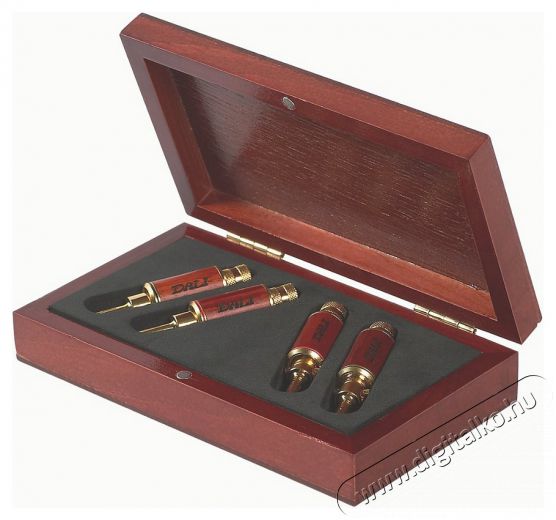 Dali 4 Bananas - Wooden Box 4 db banándugó Audio-Video / Hifi / Multimédia - Hangfal - Hangfalszett - Hangszóró kábel / csatlakozó - 269452