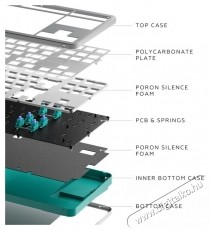 Dark Project ALU Daylight - US gamer billentyűzet Iroda &eacute;s sz&aacute;m&iacute;t&aacute;stechnika - Billentyűzet / billentyűzet szett - Vezet&eacute;kes - 535123