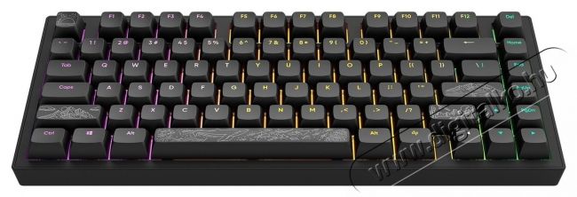 Dark Project ALU Terra Nostra Black - US gamer billentyűzet Iroda &eacute;s sz&aacute;m&iacute;t&aacute;stechnika - Billentyűzet / billentyűzet szett - Vezet&eacute;kes - 535124