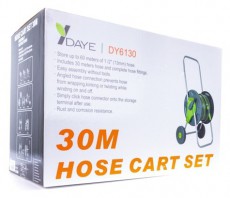 DAYE DY6130 30m Tömlőkocsi szett Háztartás / Otthon / Kültér - Kültér / kerti termék / grill - Öntöző / locsoló - 389886