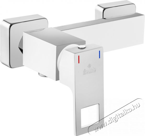 Deante BCZW400 anemon zuhany csaptelep, zuhanyszett nélkül, fehér-króm Háztartás / Otthon / Kültér - Fürdőszoba / wc - Kiegészítő - 343246