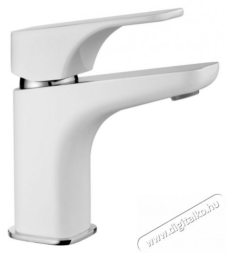 Deante BQH W21M hiacynt mosdó csaptelep click-clack leeresztővel - fehér-króm Háztartás / Otthon / Kültér - Fürdőszoba / wc - Kiegészítő - 343322