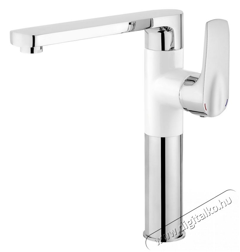 Deante BEG W630 gardenia konyhai konyhai mosogató csaptelep szögletes - fehér-króm Háztartás / Otthon / Kültér - Fürdőszoba / wc - Kiegészítő - 343309