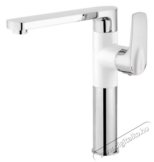 Deante BEG W630 gardenia konyhai konyhai mosogató csaptelep szögletes - fehér-króm Háztartás / Otthon / Kültér - Fürdőszoba / wc - Kiegészítő - 343309