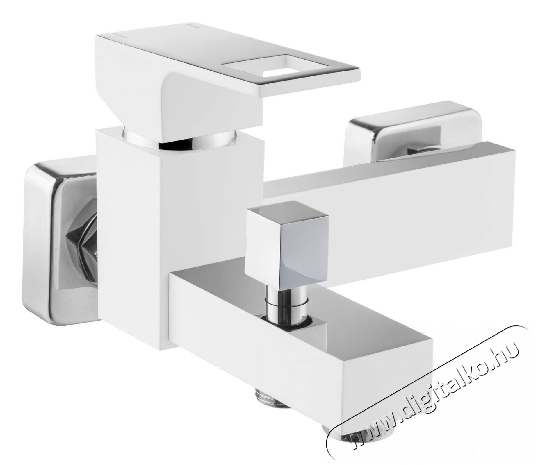 Deante BCZ W100 anemon kádtöltő csaptelep zuhanyszett nélkül - fehér-króm Háztartás / Otthon / Kültér - Fürdőszoba / wc - Kiegészítő - 343242