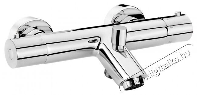 Deante BCB 01BT begonia termosztátos kádtöltő csaptelep - króm Háztartás / Otthon / Kültér - Fürdőszoba / wc - Kiegészítő - 343266