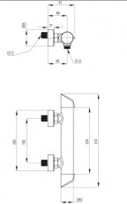 Deante BQA 040M Zuhany csaptelep Háztartás / Otthon / Kültér - Fürdőszoba / wc - Kiegészítő - 372298