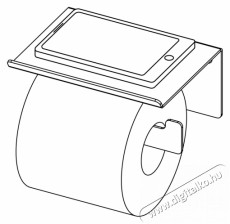 Deante ADM_N221 WC-pap&iacute;r tart&oacute; - polccal H&aacute;ztart&aacute;s / Otthon / K&uuml;lt&eacute;r - F&uuml;rdőszoba / wc - Kieg&eacute;sz&iacute;tő - 381278