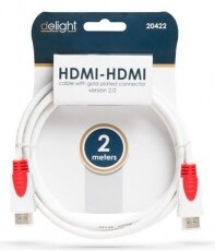 Delight 2m 2.0v 4K - HDMI kábel Tv kiegészítők - Kábel / csatlakozó - Hdmi kábel - 369085
