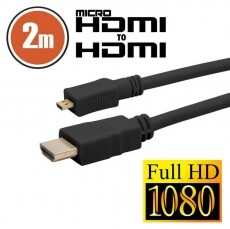 Delight 2m - micro HDMI kábel Tv kiegészítők - Kábel / csatlakozó - Hdmi kábel - 369088