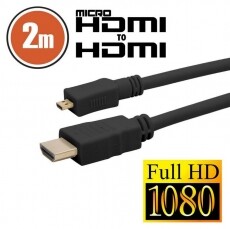 Delight 2m - micro HDMI kábel Tv kiegészítők - Kábel / csatlakozó - Hdmi kábel - 369088