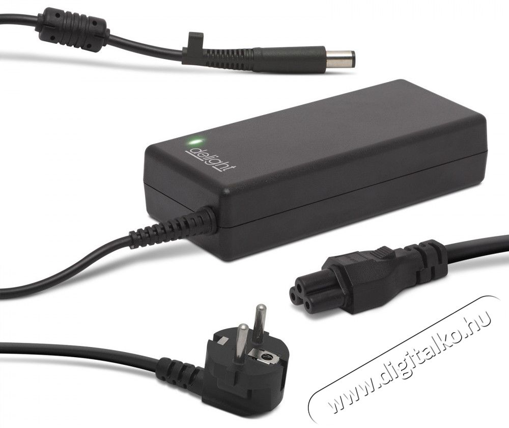 Delight 55362 Univerzális HP laptop/notebook töltő adapter tápkábellel Egyéb - Nem forgalmazzuk ! - 369100