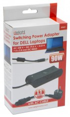 Delight 55363 Univerzális DELL laptop/notebook töltő adapter tápkábellel Egyéb - Nem forgalmazzuk ! - 369101