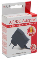 Delight DC 12V 500mA adapter Fotó-Videó kiegészítők - Egyéb fotó-videó kiegészítő - Egyéb - 369110
