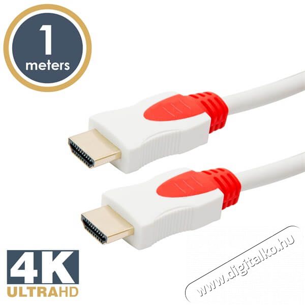 Delight 1m 2.0v 4K - HDMI kábel Tv kiegészítők - Kábel / csatlakozó - Hdmi kábel - 369079