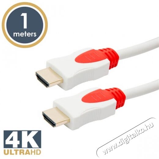 Delight 1m 2.0v 4K - HDMI kábel Tv kiegészítők - Kábel / csatlakozó - Hdmi kábel - 369079