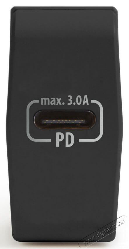 Delight 55043BK hálózati adapter Type-C PD18W gyorstöltéssel - fekete Mobil / Kommunikáció / Smart - Mobiltelefon kiegészítő / tok - Hálózati-, autós töltő - 369095