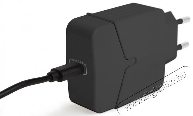 Delight 55043BK hálózati adapter Type-C PD18W gyorstöltéssel - fekete Mobil / Kommunikáció / Smart - Mobiltelefon kiegészítő / tok - Hálózati-, autós töltő - 369095
