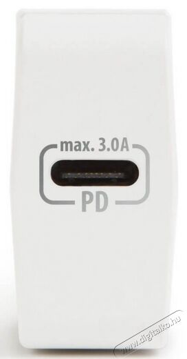 Delight 55043WH hálózati adapter Type-C PD18W gyorstöltéssel - fehér Mobil / Kommunikáció / Smart - Mobiltelefon kiegészítő / tok - Hálózati-, autós töltő - 369096