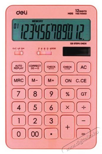 DELI Macaron 120 pink asztali számológép Iroda és számítástechnika - Számológép - Irodai - 391430