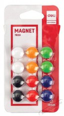 DELI 15mm 12db 6 színű táblamágnes Háztartás / Otthon / Kültér - Egyéb háztartási termék - 392123
