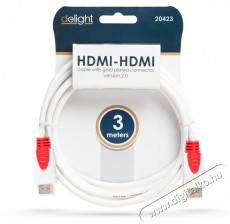 Delight 3m 2.0v 4K HDMI kábel Tv kiegészítők - Kábel / csatlakozó - Hdmi kábel - 369092