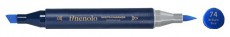 DELI FINENOLO 74 - Brilliant Blue kétvégű permanent ART marker Háztartás / Otthon / Kültér - Szerszám - Egyéb szerszám - 508988