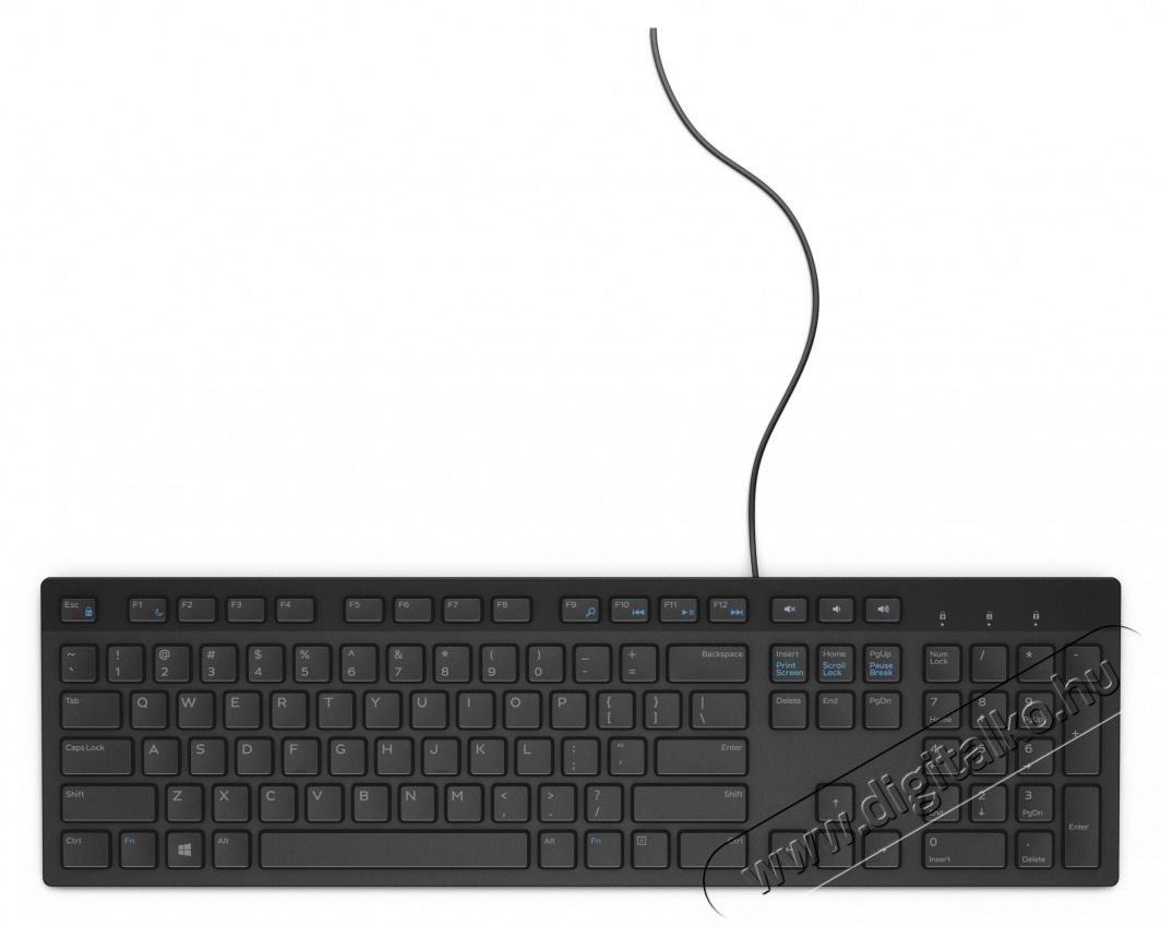 Dell Dell Vezet&eacute;kes Billentyűzet Multimedia Keyboard-KB216 - US International (QWERTY) - Black Iroda &eacute;s sz&aacute;m&iacute;t&aacute;stechnika - Billentyűzet / billentyűzet szett - Vezet&eacute;kes - 481636