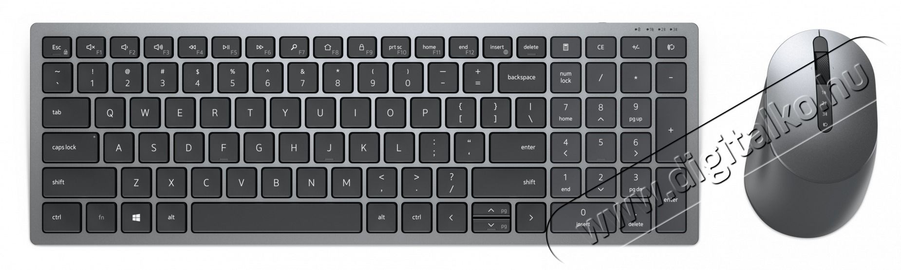 Dell Dell Premier Wireless Keyboard and Mouse-KM7120W - HUN - Black Iroda &eacute;s sz&aacute;m&iacute;t&aacute;stechnika - Billentyűzet / billentyűzet szett - Vezet&eacute;k n&eacute;lk&uuml;li - 489488