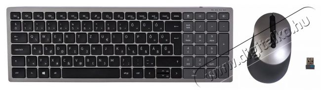 Dell Multi-Device Wireless Combo KM7120W HU - Titan Gray Iroda és számítástechnika - Billentyűzet / billentyűzet szett - Vezeték nélküli - 503343
