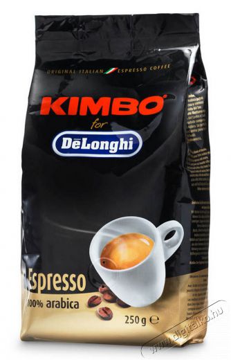 Delonghi Kimbo Espresso 100% Arabica kávé (250 g) Konyhai termékek - Kávéfőző / kávéörlő / kiegészítő - Kávé kapszula / pod / szemes / őrölt kávé - 290164
