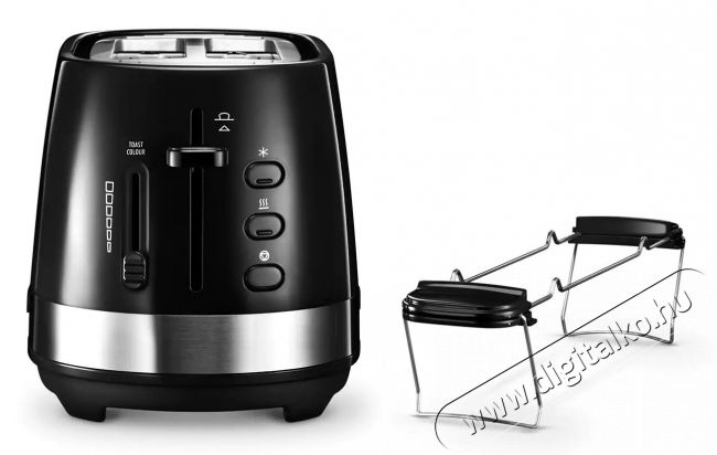 Delonghi CTLA2103.BK Kenyérpirító Konyhai termékek - Konyhai kisgép (sütés / főzés / hűtés / ételkészítés) - Kenyérpirító - 353799