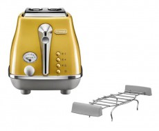 Delonghi CTOC2103Y Icona kenyérpirító - mustár Konyhai termékek - Konyhai kisgép (sütés / főzés / hűtés / ételkészítés) - Kenyérpirító - 353801