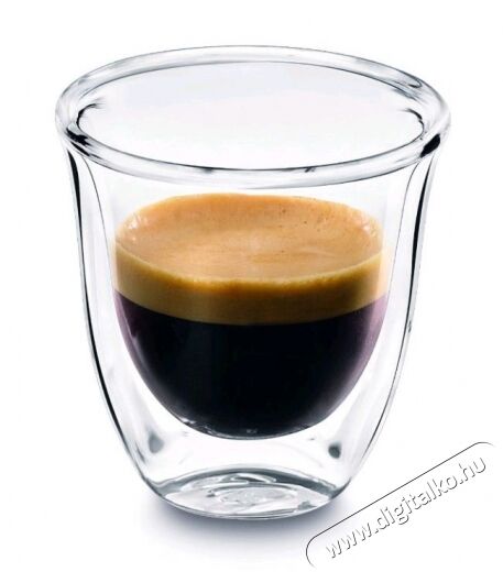Delonghi DBWALLESP 2db Espresso üvegpohár (60 ml) Konyhai termékek - Kávéfőző / kávéörlő / kiegészítő - Kávés pohár / csésze - 303019
