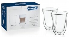 Delonghi DBWALLLATTE 2db Latte Macchiato üvegpohár (220 ml) Konyhai termékek - Kávéfőző / kávéörlő / kiegészítő - Kávés pohár / csésze - 303021