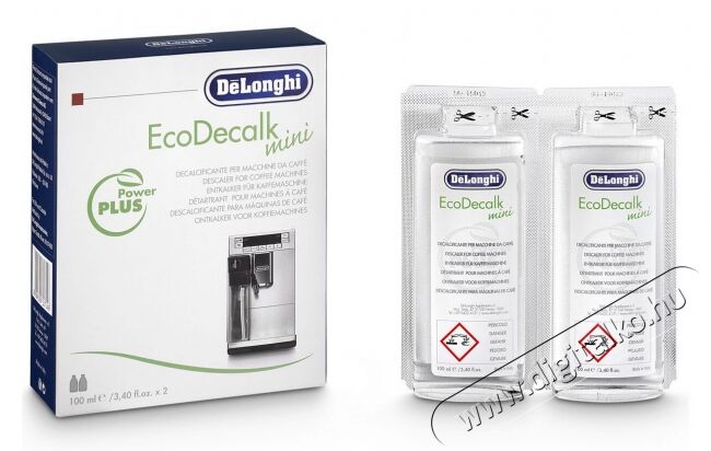 Delonghi EcoDecalk DLSC200 Mini 2 x 100ml vízkőoldó Konyhai termékek - Kávéfőző / kávéörlő / kiegészítő - Filter / tisztító / vízkőmentesítő - 361423