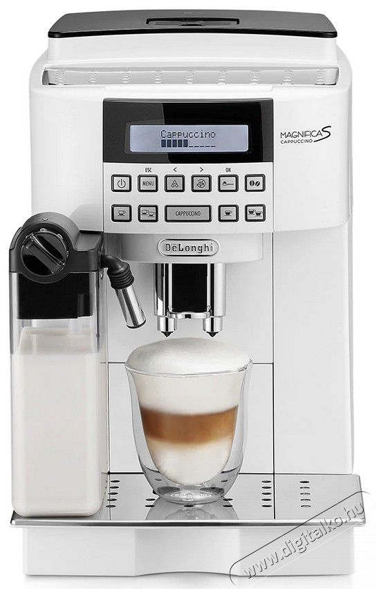 Delonghi ECAM 22.360W MAGNIFICA One touch eszpressz&oacute; k&aacute;v&eacute;főző Konyhai term&eacute;kek - K&aacute;v&eacute;főző / k&aacute;v&eacute;&ouml;rlő / kieg&eacute;sz&iacute;tő - Pressz&oacute; k&aacute;v&eacute;főző - 371432