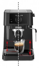 Delonghi EC235.BK Kávéfőző presszó Konyhai termékek - Kávéfőző / kávéörlő / kiegészítő - Presszó kávéfőző - 372741