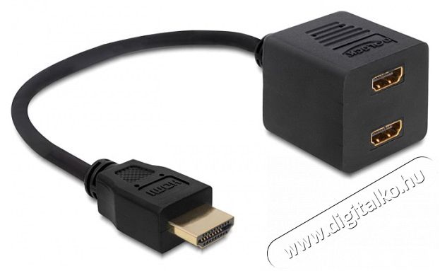 Delock 65226 High Speed HDMI Ethernettel HDMI elosztó Iroda és számítástechnika - Notebook kiegészítő - Egyéb notebook kiegészítő - 381151