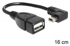 Delock 16cm USB mini apa - USB 2.0-A anya OTG kábel Iroda és számítástechnika - Számítógép tartozék - USB kábel - 387462
