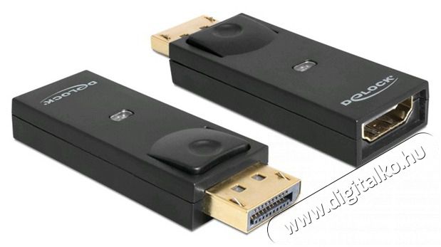 Delock 65258 adapter Displayport apa > HDMI anya Tv kiegészítők - Kábel / csatlakozó - Mini DisplayPort kábel - 387541