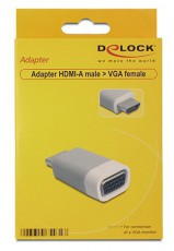 Delock 65472 HDMI-A apa > VGA anya adapter Tv kiegészítők - Kábel / csatlakozó - Csatlakozó / elosztó / átalakító - 387662