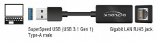 Delock Delock 65903 SuperSpeed USB-A 3.1 apa > Gigabit LAN anya adapter  Iroda és számítástechnika - Notebook kiegészítő - USB hub / elosztó - 387332