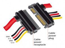 Delock 84361 SATA 50cm hosszabbító kábel Iroda és számítástechnika - Számítógép tartozék - SATA kábel - 387432