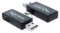 Delock 91731 micro USB /USB A OTG kártyaolvasó Iroda és számítástechnika - Egyéb számítástechnikai termék - 387518
