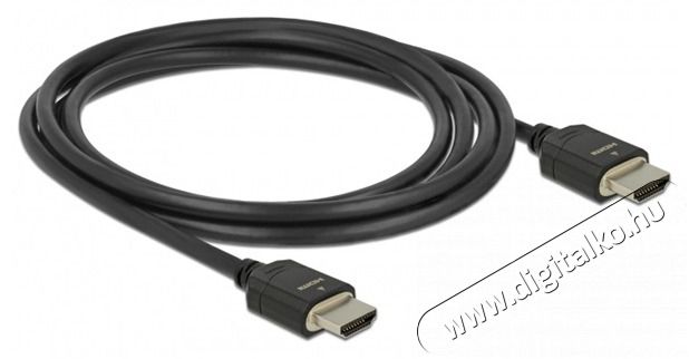 Delock HDMI - HDMI összekötő kábel 8K 2m Fekete Tv kiegészítők - Kábel / csatlakozó - Hdmi kábel - 387333