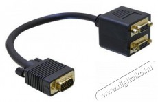 Delock 65060 VGA apa - 2xVGA anya adapter Iroda és számítástechnika - Számítógép tartozék - Vga monitor kábel - 387642