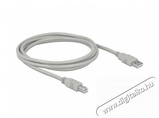 Delock 82240 USB 2.0 A/A 3m hosszabbító kábel Iroda és számítástechnika - Számítógép tartozék - USB kábel - 387641